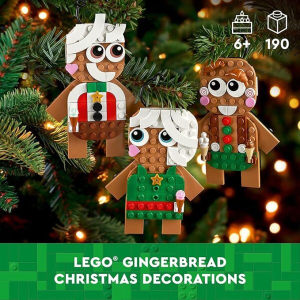 LEGO Gingerbread Ornaments - Christmas Tree - Image 2